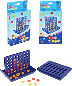 Connect Four In A Row 4 In A Line Travel Size Board Game - Picture 1 of 7