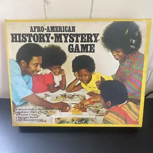 Vintage Afro American History Mystery Game 1969 African American RARE Incomplete - Picture 1 of 13