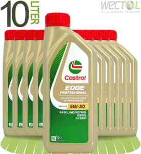 10 x 1 L Castrol Edge Professional Longlife 3 5W-30 LL III 5W30 für VW Audi usw. - Bild 1 von 1
