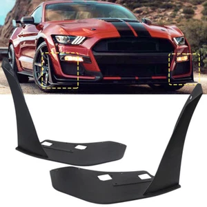 Alerón de esquina de parachoques delantero divisores de alerón para Ford Mustang GT500 15-21 estilo - Imagen 1 de 12