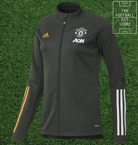 Manchester United Training Jacket Women's - Adidas - Man Utd - Black Friday Sale - Picture 1 of 8