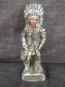 Vintage 1992 Metall Zinn Figur "Sioux Victory Dancer" von Peter C. Sedlow - Bild 1 von 11