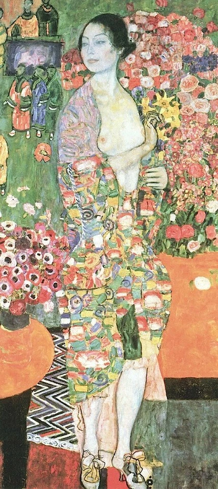 The Dancer 1916 1918, Gustav Klimt, Wall Decor Art Print 14" x 11"      1030 - Image 1 of 1