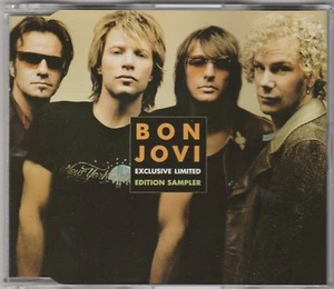 Bon Jovi - Exclusive Limited Edition Sampler **Rare EU 2 Track Promo Single**EX - Picture 1 of 11