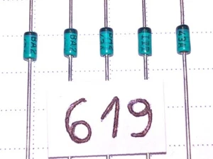 ITT BA243A VHF band switching RF Planar Diode 0.1A 35V DO35 glass Lot-10pcs - Picture 1 of 3