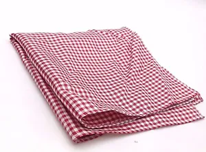 $125 Tommy Hilfiger Mens Red White Plaid Handkerchief Silk Classic Pocket Square - Picture 1 of 3