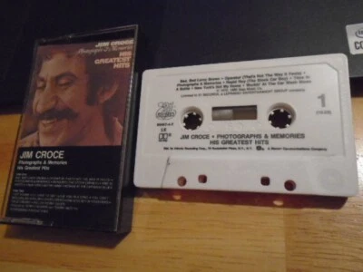 RARE OOP Jim Croce CASSETTE TAPE Greatest Hits LEROY BROWN Time Bottle OPERATOR - Image 1 of 2