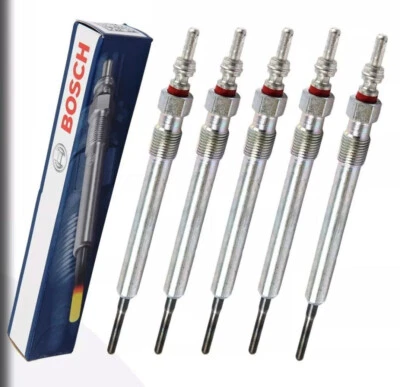 5 BOSCH NON Pressure Sensor Diesel GLOW PLUG Kit For AUDI A6 A7 A8 Q7 VW TOUAREG - Image 1 of 4