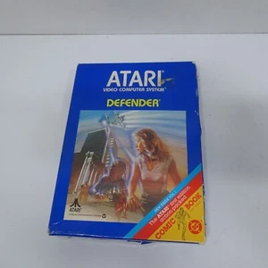 Atari 1982 Defender NEW SEALED Video Game W/Comic Book Vol 1 NIB Blue Box CX2609 - Picture 1 of 12