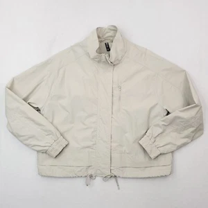 Limitless Jacket Womens Large Khaki Bomber Oversize Caped Lightweight Athleisure - Picture 1 of 18