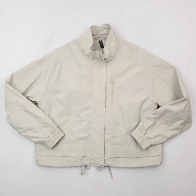 Chaqueta ilimitada para mujer grande caqui bombardero de gran tamaño con capa ligera atletismo Foto 1 de 4