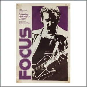 Focus Leeds University 1976 Concert Poster (UK) - Picture 1 of 1