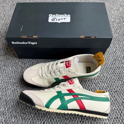 Onitsuka Tiger MEXICO 66 Unisex Sneaker Shoes 1183C102 Multi-color White/blue - Image 1 of 4