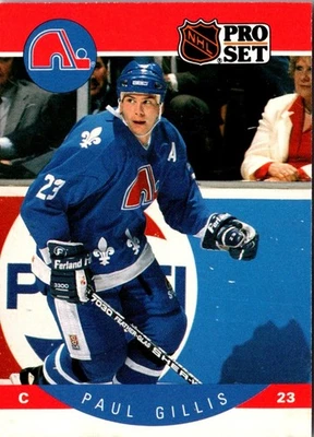 1990 Pro Set Paul Gillis #246A Quebec Nordiques Hockey Card - Image 1 of 2