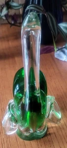 Vintage Murano Style Green Glass Elephant Excellent Condition! - Picture 1 of 2