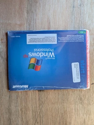 MICROSOFT WINDOWS XP PROFESSIONAL FULL VERSION w/SP1 & SP3 MS WIN PRO=NEW SEALED - Image 1 of 2
