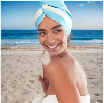 DOCK & BAY Dock And Bay Hair Wrap In Blue