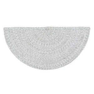 Farmhouse Braided Rug Cotton Kitchen Reversible Carpet Gray & White, 20" X 40... - Picture 1 of 3