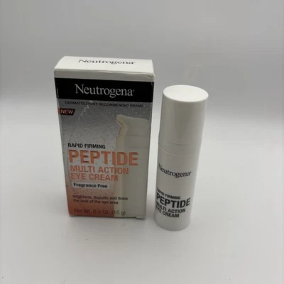 Neutrogena Péptido Reafirmante Rápido Multi Acción Crema de Ojos Sin Fragancia 0.5 OZ Foto 1 de 4