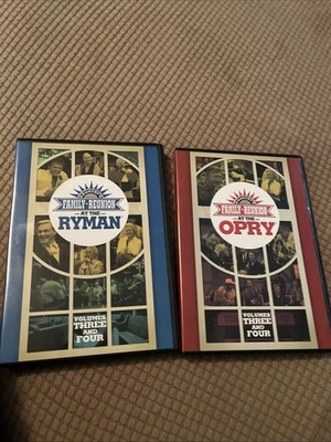 Country’s Family Reunion DVDs at the OPRY Vol 3 & 4 and at the Ryman Vol 3 & 4 - Image 1 of 3