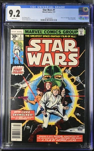 Star Wars #1  (Marvel  Comics 1977) CGC 9.2 - Bild 1 von 2