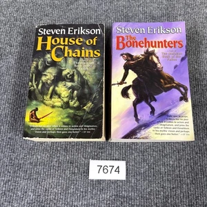 2 Steven Erikson PB Books Lot House of Chains & Bonehunters Malazan Series - Imagen 1 de 6