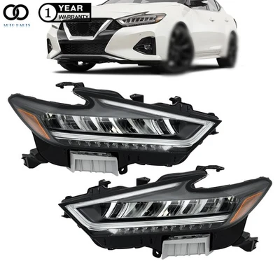 Headlights For Nissan Maxima SR SV Platinum 2022-2023 Headlamps LED Left+Right Foto 1 de 4