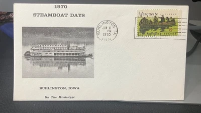 Cover for 1970 Steamboat days in Burlington, Iowa - Image 1 of 4