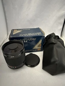 Vintage Quantaray 500mm f/8 Mirror Macro Lens with Caps And Case - Picture 1 of 5