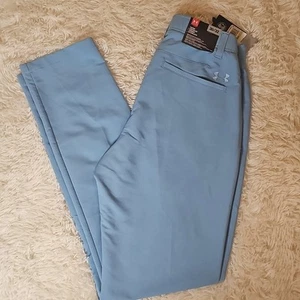 Under Armour 30/32 Mens Light Blue Golf Pants Nwt - Picture 1 of 7