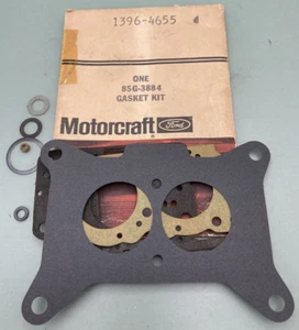 NEW GENUINE MOTORCRAFT FORD 1396-4655 GASKET KIT CARBURETOR 85G-3884 INCOMPLETE - Picture 1 of 2