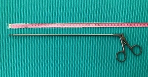 Jarit chirurgische laparoskopische Mikrobiopsie Pinzette 5 mm x 33 cm 615-178 - Bild 1 von 7