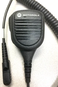 Genuine MOTOROLA PMMN4071AL Speaker Mic Excellent Condition Tested OK FREE SHIP - Zdjęcie 1 z 3
