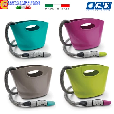 GF GARDEN Tubo BORSA Acqua Estendibile 15 Metri Giardino ACQUAPOP Mini Lancia 3 Jet 3/4''