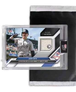 Juan Soto - Game Used Base Relic # to 125 or Lower 2024 Topps Now #254 - Sealed - Bild 1 von 3