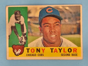 1960 Topps Tony Taylor Chicago Cubs #294 VG+ ⚾ - Imagen 1 de 8