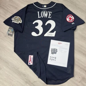 Authentic DEREK LOWE 2002 All Star Game Jersey GFA LOA Auto Boston Red Sox - Picture 1 of 10