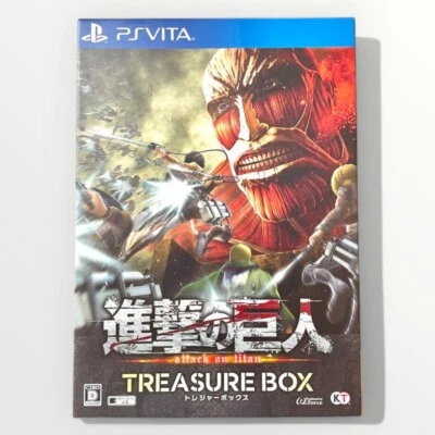 VITA Attack on Titan TREASURE BOX Shingeki no Kyojin Game Japan - Image 1 of 4