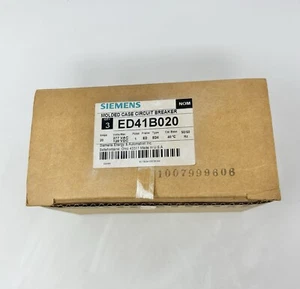 ED41B020 - Siemens Sentron Circuit Breaker Type ED4 20A 277VAC - Picture 1 of 5