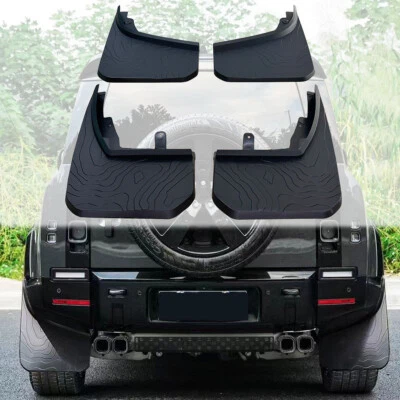 MUD FLAPS FIT FOR LAND ROVER DEFENDER 90 110 2020-2026 MUDFLAPS MUDGUARDS FENDER - Image 1 of 4