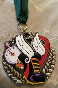 Fun Flying Tennis Shoe Medal Awarded For a Relay in 2004 Hodges Badge Co - Picture 1 of 4
