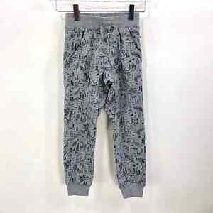 SPLENDID Grey Blue Boys Bear Outdoor Print Sweat Pants 