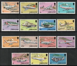QEII GIBRALTAR 82 Planes set superb nhm um - Picture 1 of 1