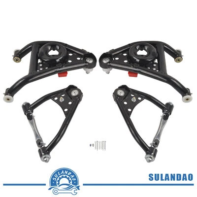 Conjunto de brazos de control inferiores superiores tubulares Fit 67-69 Camaro Firebird 68-74 Nova cuerpo A Foto 1 de 4