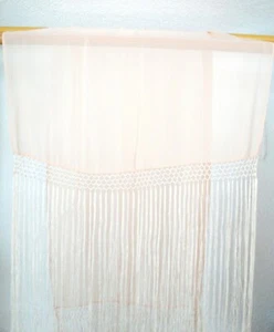 Chal de chiffon en color rosa palo con fleco para ceremonía u ocasión para mujer - Imagen 1 de 4