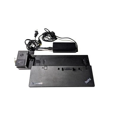 Lenovo ThinkPad Pro Dock SD20F82751 Type 40A1 w/ 90W AC Adapter With Keys - Image 1 of 3