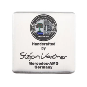 Mercedes-AMG Germany Handarbeit Signatur des Motordesigners 65mm X 65mm #4 - Bild 1 von 11