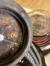 JEEP G102 Military WWII White Autocar International Half Track TEMP Gauge Works