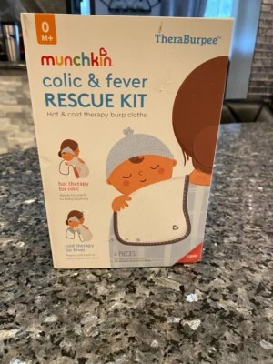 Kit de rescate de cólicos y fiebre Munchkin TheraBurpee, unisex, azul Foto 1 de 3