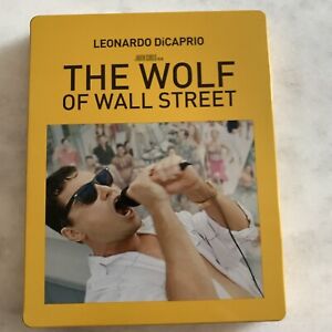 The Wolf of Wall Street Steelbook (Blu-ray/DVD, 2015, 2-Disc Set) Leo DiCaprio